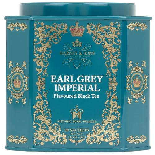Harney And Sons Earl Grey Imperial Tea 30 Sachets In Tin