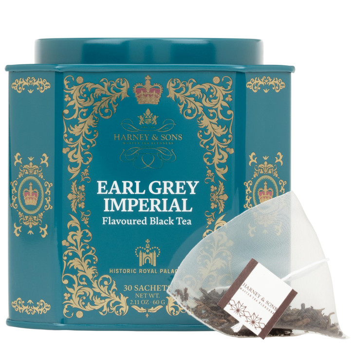 Harney And Sons Earl Grey Imperial Tea 30 Sachets In Tin