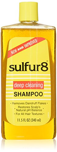 Sulfur8 Shampoo Removes Dandruff Flakes Restores Scalp Ph Balance Cleansing Formula For All Hair Types No Active Sulfur 11.5 Fl Oz Pack Of 1