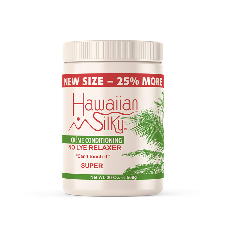 Hawaiian Silky No Lye Relaxer Super White 20 Ounce