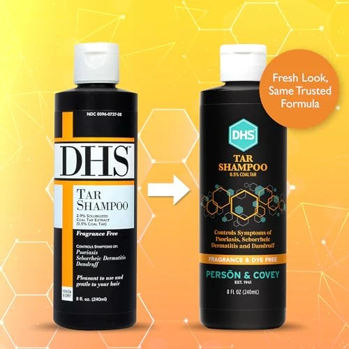 Dhs Person And Covey Coal Tar Shampoo Unscented 8 Fl Oz Pack Of 3