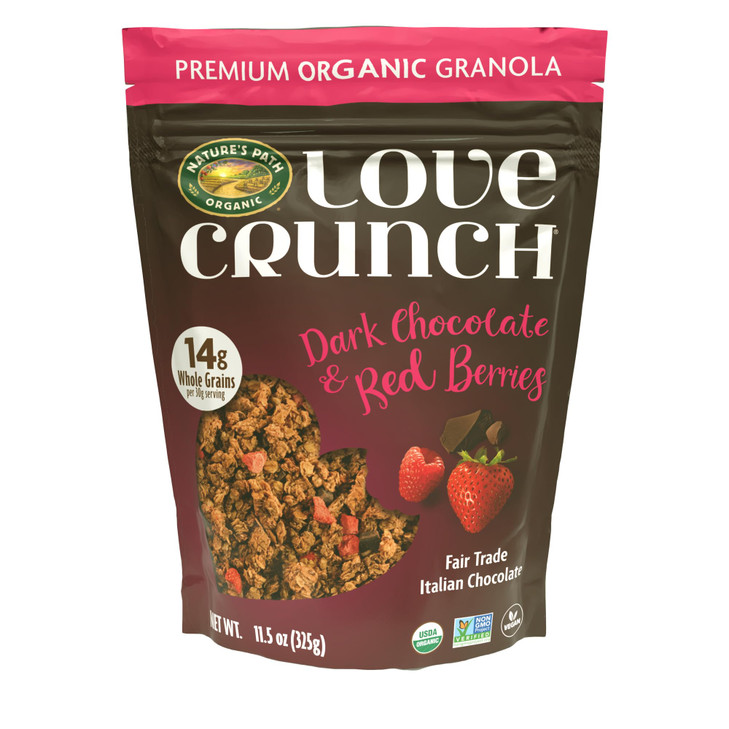 Love Crunch Dark Chocolate And Red Berries Granola 11.5 Oz Pack Of 6