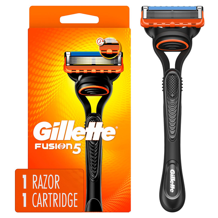 Gillette Fusion5 Razor for Men, Handle + 1 Razor Blade Refill