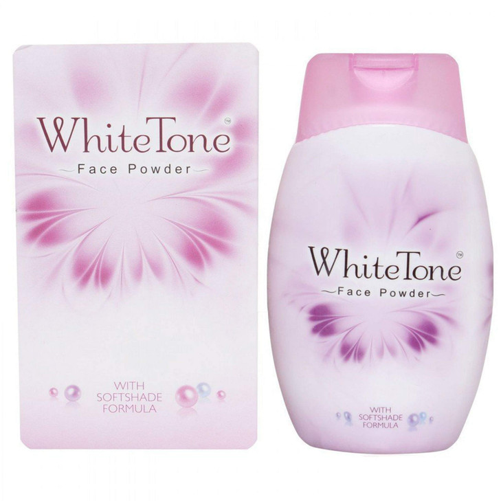 White Tone Face Powder With Soft Shade Formula 50G 1.76 Oz