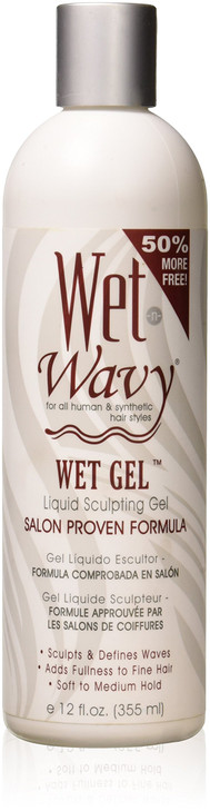 Wet N Wavy Wet Gel Liquid Sculpting Gel Salon Proven Formula 12 Oz