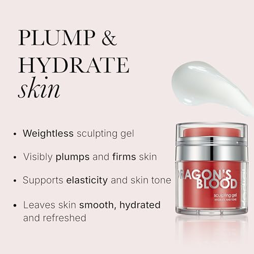 Rodial Dragon S Blood Sculpting Gel 1.7 Fl Oz Rejuvenating Ultra Hydrating Face Cream Refreshing Gel Cream Formula Triple Action Collagen
