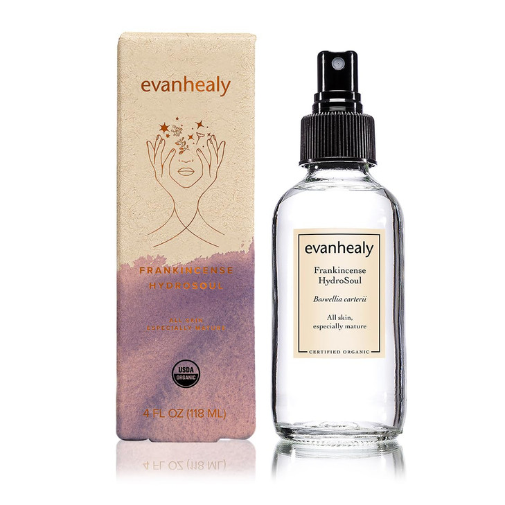 Evanhealy Frankincense Hydrosoul Organic Steam Distilled Hydrosol Wild Harvested Boswellia Resin Facial Tonic Sustainable Frankincense