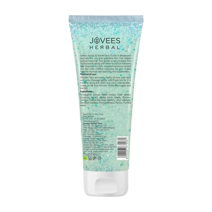 Jovees Jojoba And Neem Face Scrub 100Ml