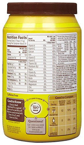 Ovaltine Classic Malt 12 Oz