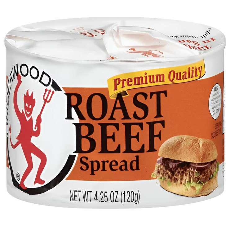 Underwood Roast Beef Spread 4.25 Oz Pack Of 6