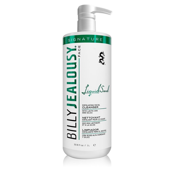 Billy Jealousy Liquidsand Exfoliating Face Cleanser For All Skin Types Mens Face Wash For Daily Exfoliation Of Dead Skin Cells And Grime