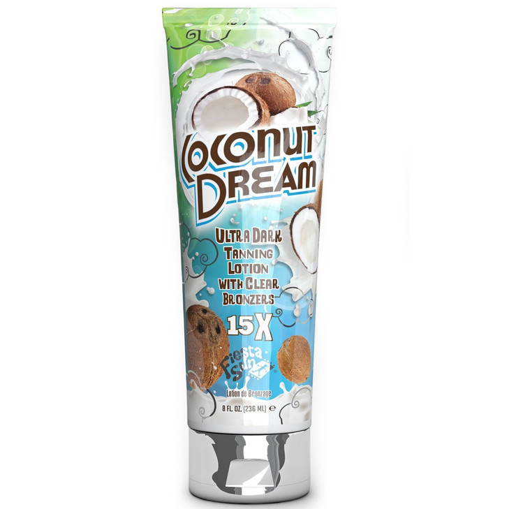 Fiesta Sun Coconut Dream Ultra Dark Tanning With Clear Bronzers 8 Oz
