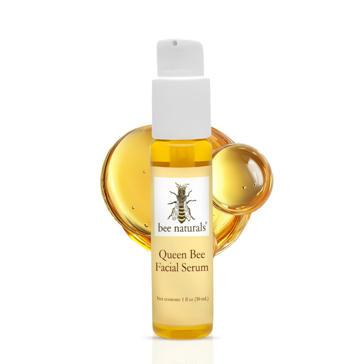 Bee Naturals Queen Bee Facial Serum Antioxidant Rich With Organic Tamanu Oil Beta Carotene And Rose Absolute Anti Aging And Hydrating For