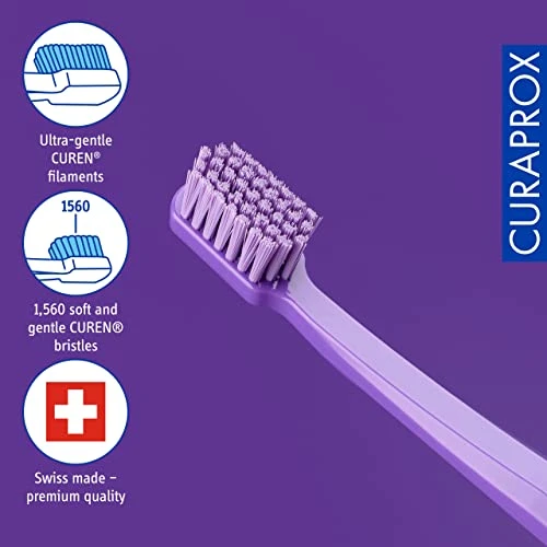 Curaprox Cs 1560 Soft Toothbrush Random Color Single Pack Swiss Made
