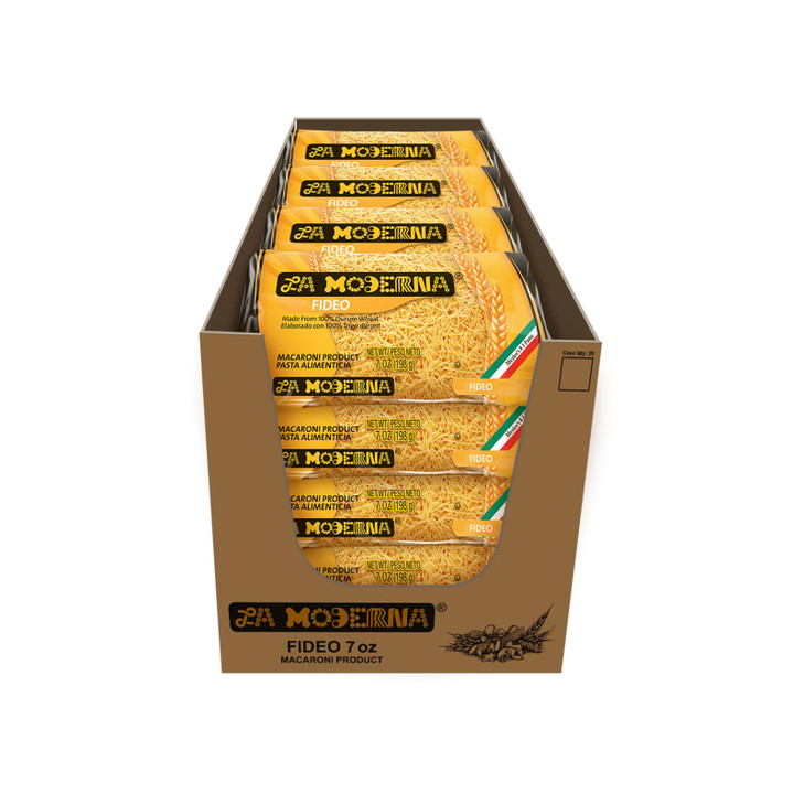 La Moderna Noodles Pasta Made With Durum Wheat Grits Enriched With Vitamins And Iron 7 Oz Pack Of 20