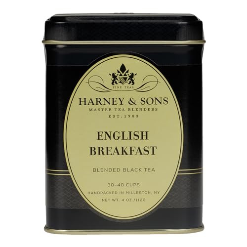 Harney And Sons English Breakfast Loose Leaf Black Tea Tin 4 Oz