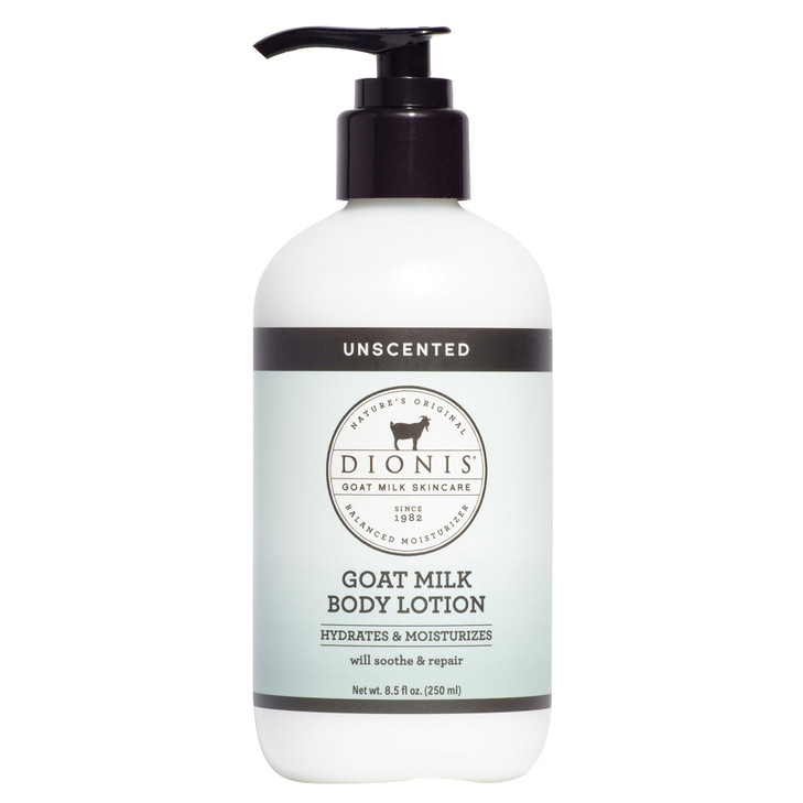 Dionis Goat Milk Lotion For Dry Skin Unscented 8.5 Oz Pump