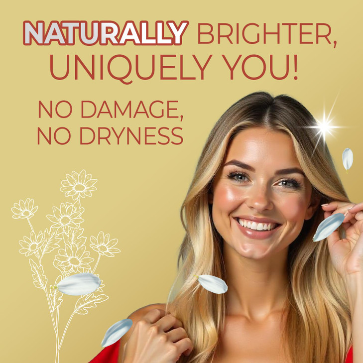 Grisi Manzanilla Gold Extra Lightening Shampoo with Chamomile Extract & Turmericfor Naturally Brighter, Soft & Luminous Hair | Extra Lightening Formu