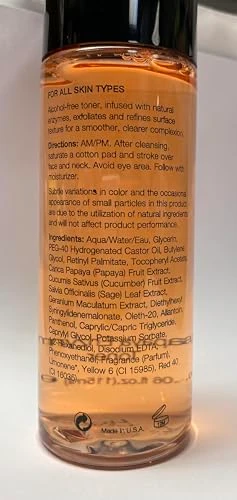 Jolie Papaya Enzyme Toner Alcohol Free Toner W Papaya Extract Clarify And Renew Stimulate Cell Circulation Non Drying No Irritation All Skin