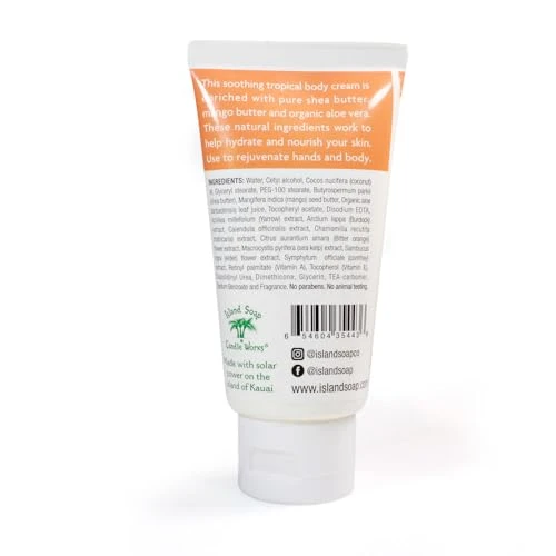 Island Soap And Candle Works Hawaiian Sunrise Body Cream 3 Ounce
