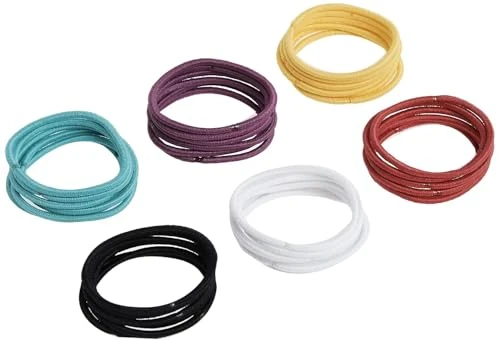Goody Ouchless Hair Elastics 36 Count Brooke Assorted No Damage Ponytail Holders With Strong Tangle Free Grip Soft No Pull Hair Ties For