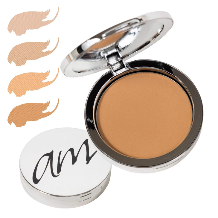 Advanced Mineral Makeup 4 In 1 Pressed Foundation Powder Halle .35 Oz