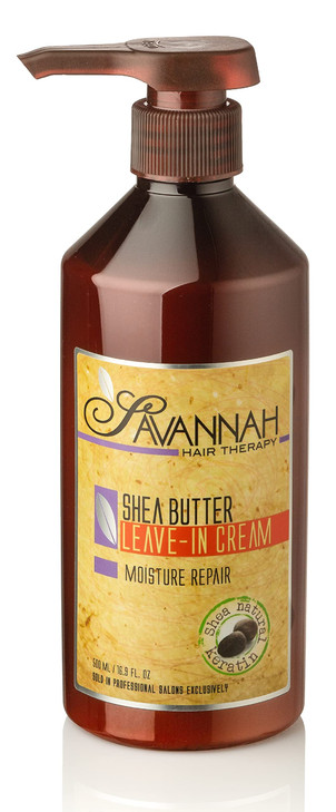 Savannah Hair Therapy Leave In Conditioner Shea Butter Keratin And Silk