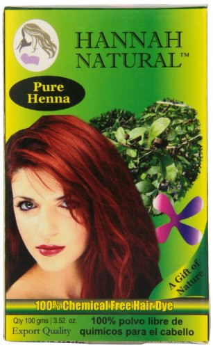 Hannah Natural 100 Percent Pure Henna Powder 100 Gram