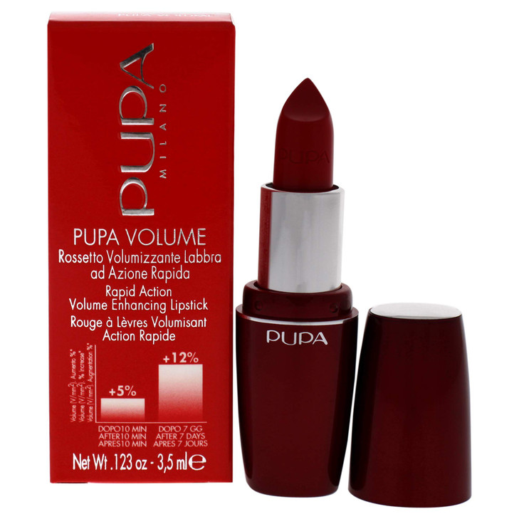 Pupa Milano Pupa Volume Plumping Hydrating Cream Formula Lipsticks Lasting Color That Stays On Lips All Day Long Lustrous Flattering Shades