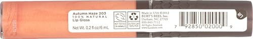 Burt Sburt S Bees 100 Percent Natural Moisturizing Lip Gloss Autumn Haze 1 Tube With Wand Applicator