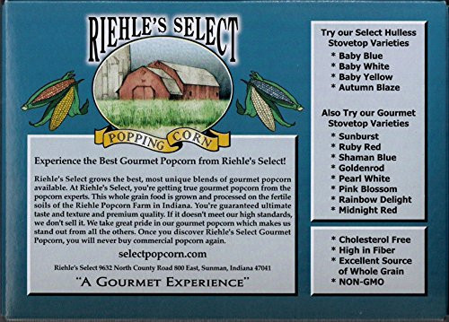 Riehle S Select Popping Corn Hulless Butter Microwave Popcorn 3Count