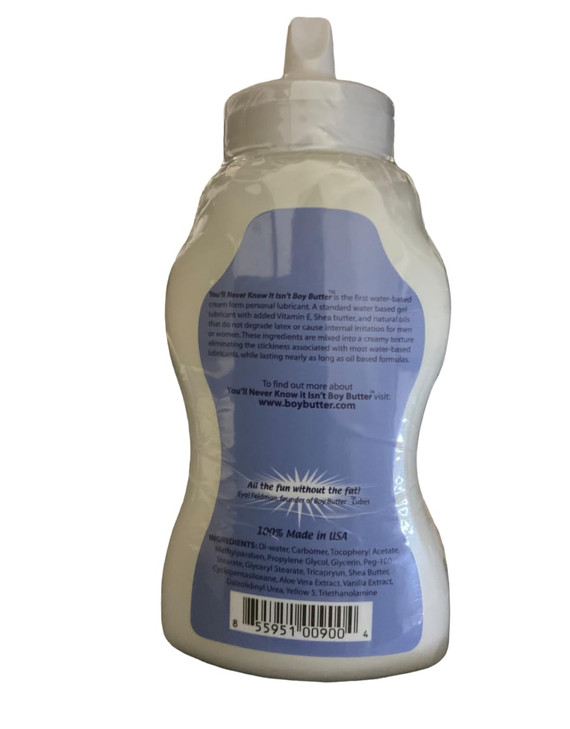 Boy Butter H2O 9 Fl Oz Squeeze Bottle