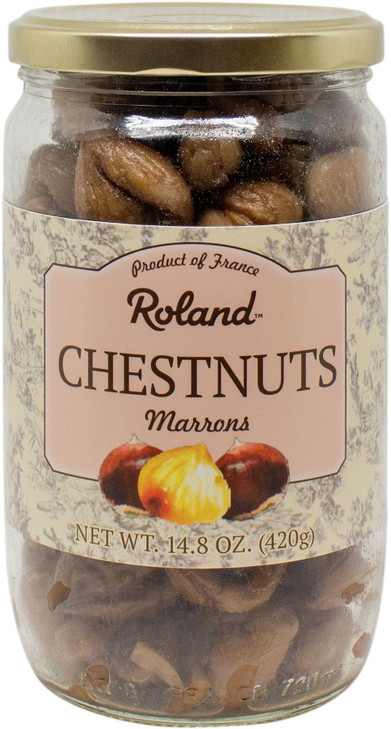 Roland Foods Roasted Chestnuts 14.8 Ounce Jar Pack Of 1