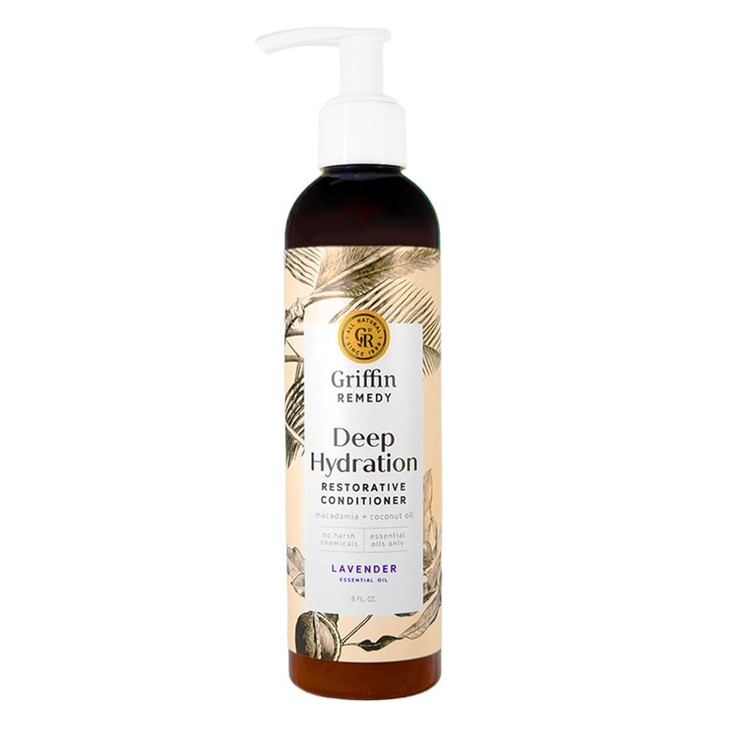Griffin Remedy Restorative Conditioner For Dry Or Damaged Hair With Shea Butter And Macadamia Nut Oil All Natural Sulfate Free Paraben Free