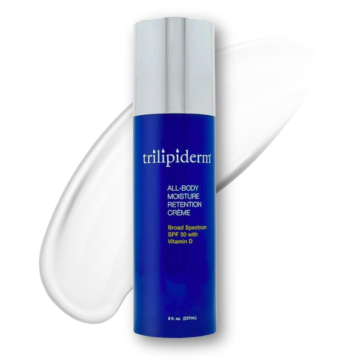 Trilipiderm All Body Moisture Retention Creme Spf 30 Body Sunscreen 8 Oz