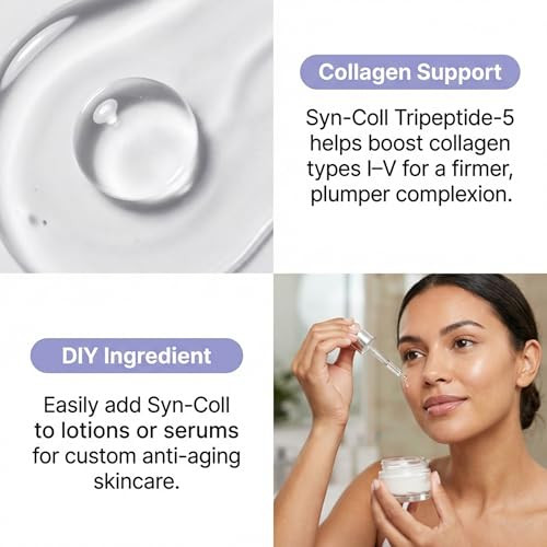 Palmitoyl Tripeptide 5 Collagen Peptide Serum Booster For Face Swiss Made