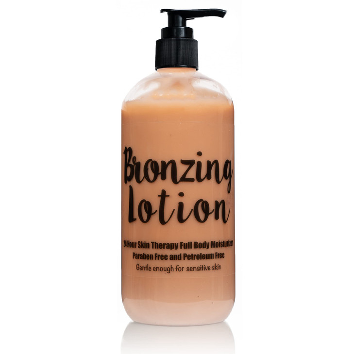 Hydrating Bronzing Lotion For A Radiant Sun Kissed Glow Enhances Color Non Greasy Made In Usa Suitable For All Skin Types 24 Hour Skin