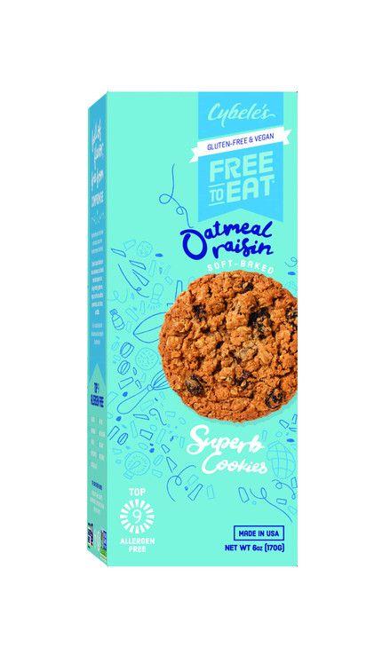 Cybele S Free To Eat Gluten Free And Vegan Cookies Plant Based Dairy Soy And Nut Free Soft Baked School Safe Snack For Kids And Adults 12