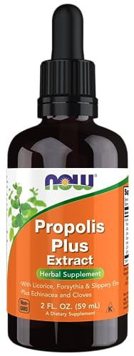 NOW Foods Supplements, Propolis Plus Extract Liquid with Dropper, Herbal Supplement, 2-Ounce