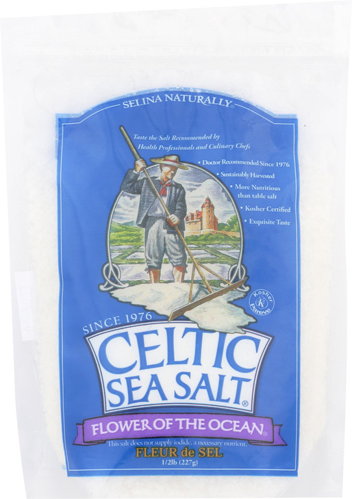 Celtic Sea Salt Bag Flower Of The Ocean 8 Ounce
