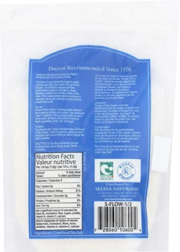 Celtic Sea Salt Bag Flower Of The Ocean 8 Ounce