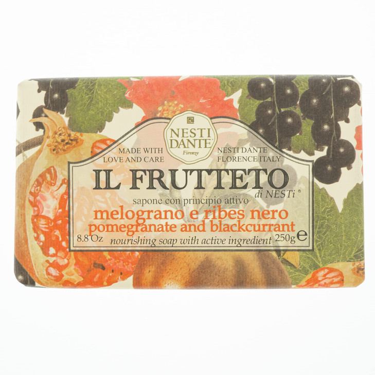 Nesti Dante Nesti dante il frutteto nourishing soap - pomegranate and blackcurrant, 8.8oz, 8.8 Ounce