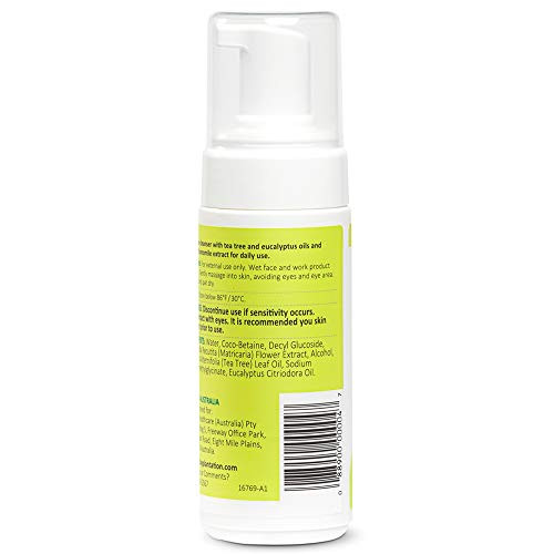 Thursday Plantation Tea Tree Face Wash Foam Gentle Soap Free Skin Cleanser 5.1 Fl Oz