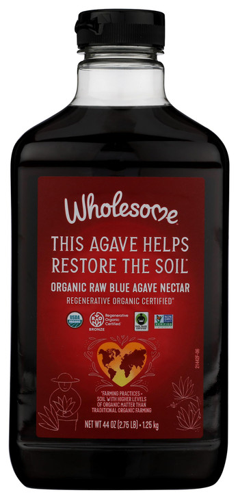 Wholesome Raw Blue Agave 44 Oz