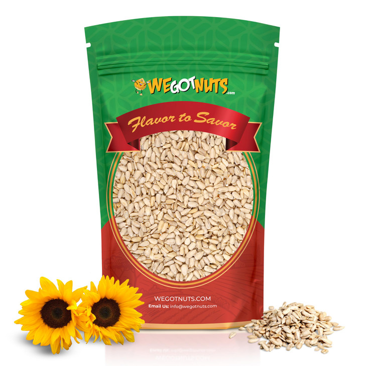 Raw Sunflower Seed Kernels By We Got Nuts Premium Quality Kosher Shelled Sunflower Seeds Natural And Healthy Fitness And Diet Friendly Snack