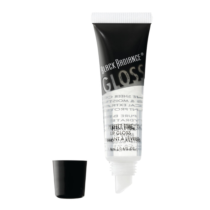 Black Radiance Perfect Tone Lip Gloss Clear Shine 0.4 Oz