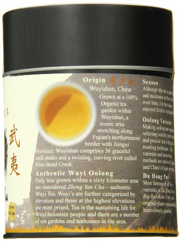 The Tao Of Tea Wuyi Oolong Tea Loose Leaf 2.5 Ounce Tin