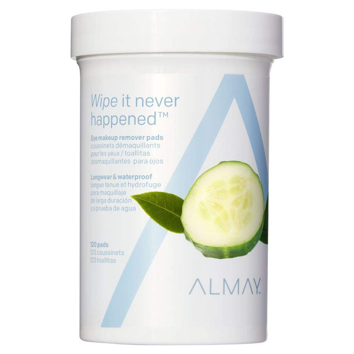 Almay Longwear And Waterproof Eye Makeup Remover Pads With Aloe Hypoallergenic Cruelty Free Fragrance Free Dermatologist Ophthalmologist