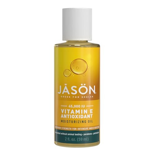 JASON Vitamin E 45,000 IU Moisturizing Oil , For Maximum Strength, 2 Fluid Ounces