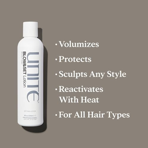 Unite Hair Blow And Set Lotion 8 Fl Oz